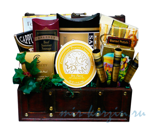 Корпоративная корзина для подарков