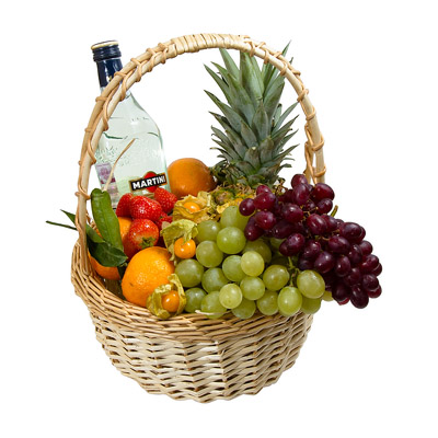 Плетеные корзины для подарков